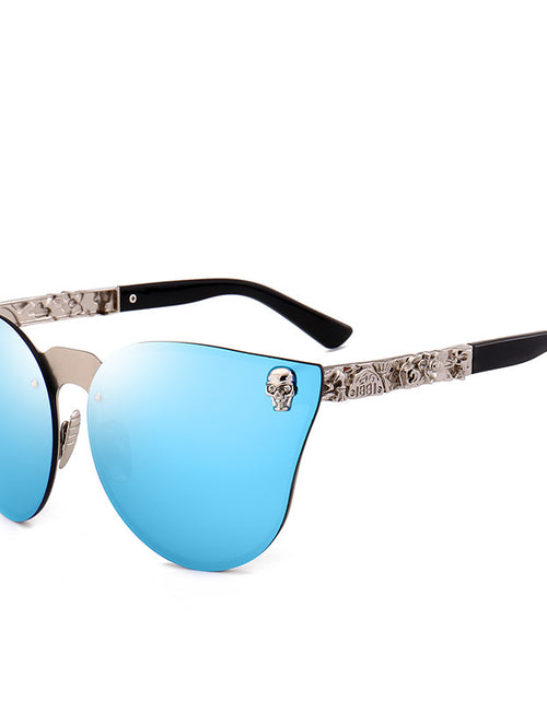 Load image into Gallery viewer, Skull sunglasses metal sunglasses
