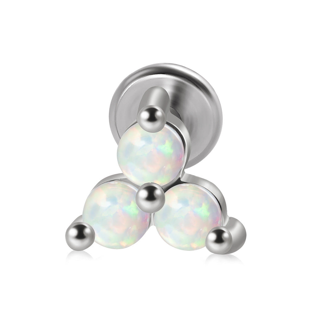 Stainless Steel Threaded Stud Earrings My Store