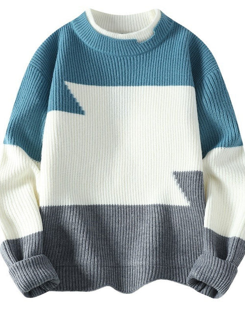 Load image into Gallery viewer, Round Neck Trend Hong Kong Style Fashion Loose Sweater My Store
