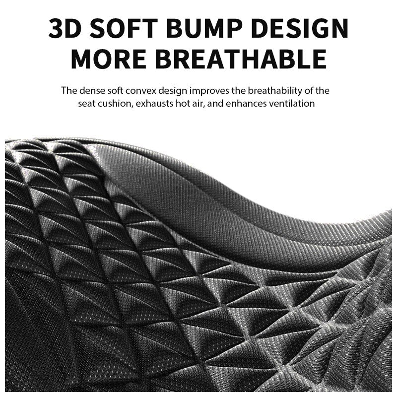 3D Breathable Car Seat Cover Summer Car Seat Cushion Convex Design for Heat Dissipation Sweatproof Universal Auto Chair Mat Pad 2668south