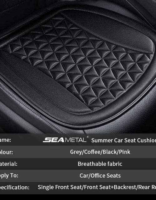 تحميل الصورة إلى عارض المعرض، 3D Breathable Car Seat Cover Summer Car Seat Cushion Convex Design for Heat Dissipation Sweatproof Universal Auto Chair Mat Pad 2668south
