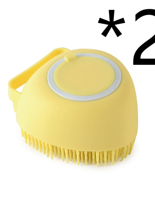 Load image into Gallery viewer, Silicone Dog Bath Massage Gloves Brush Pet Cat Bathroom Cleaning Tool Comb Brush For Dog Can Pour Shampoo Dog Grooming Supplies
