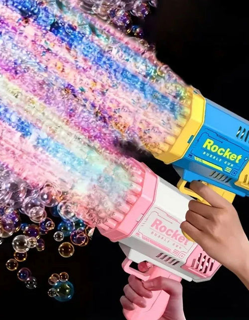 Load image into Gallery viewer, 40 Hole Bubble Machine Fully Automatic Bubble Blowing Light Outdoor Bubble Machine without Battery without Bubble Water 2668south
