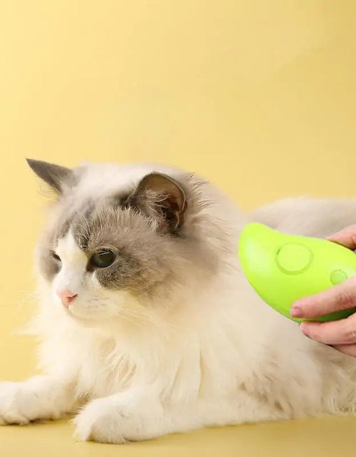 Load image into Gallery viewer, Steamy Dog Brush Electric Spray Cat Hair Brush 3 In1 Dog Steamer Brush for Massage Pet Grooming Removing Tangled and Loose Hair
