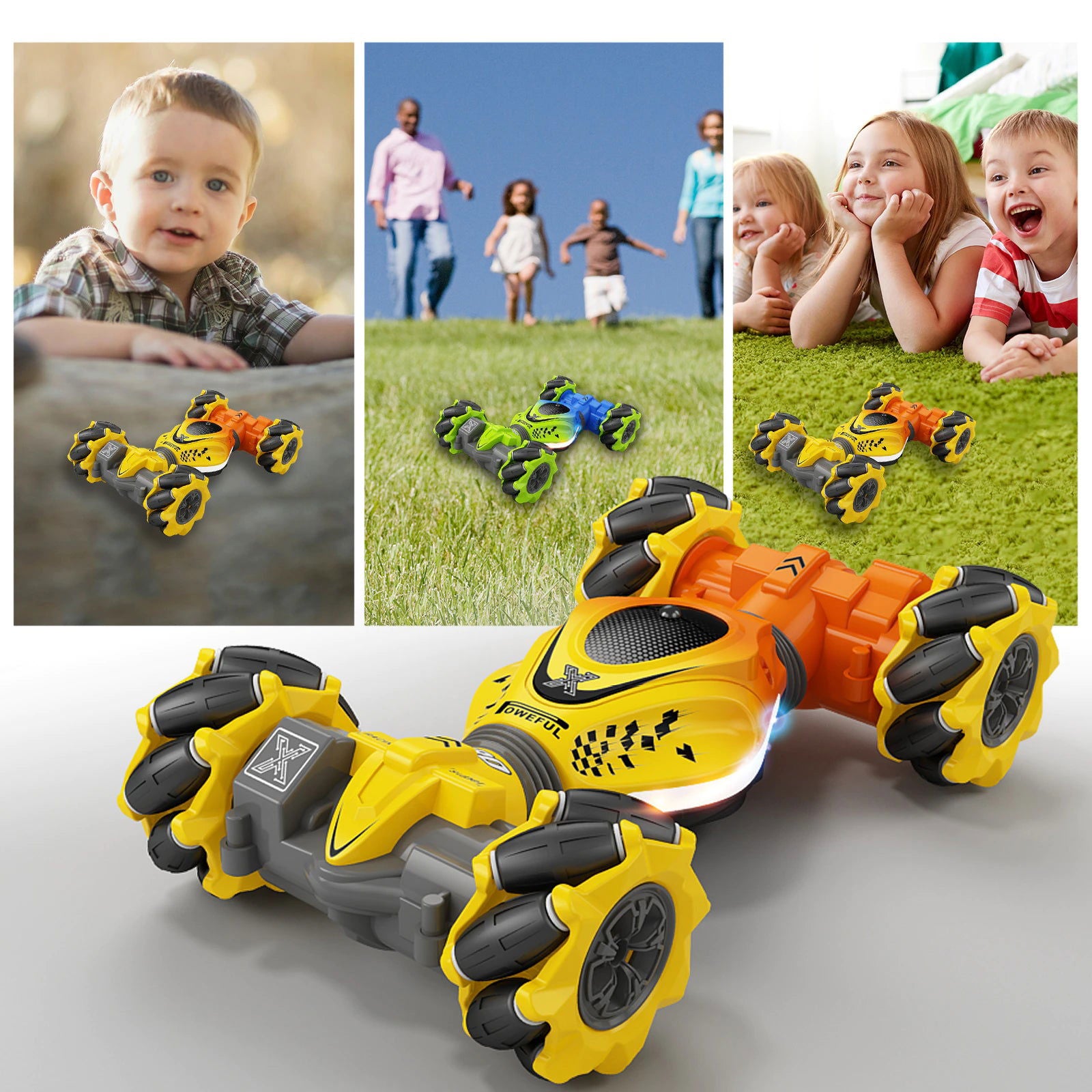 4WD RC Car Toy 2.4G Radio Remote Control Cars RC Watch Gesture Sensor Rotation Twist Stunt Drift Vehicle Toy for Children Kids 2668south