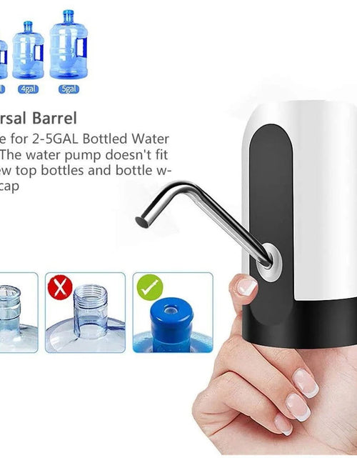 Load image into Gallery viewer, 5 Gallon Water Dispenser Water Bottle Pump for 5 Gallon USB Charging Automatic Water Dispenser Portable Electric Water Dispenser for 5 Gallon Bottle 2668south
