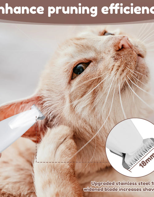 Load image into Gallery viewer, Pets Dog Paw Trimmer With LED Light Fully Waterproof Pet Hair Trimmer With LED Display Dog Clippers For Grooming Widen Blade
