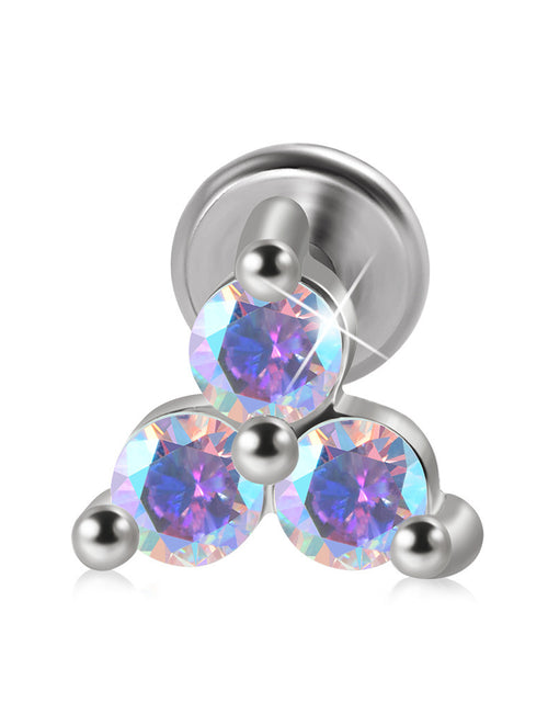 Load image into Gallery viewer, Stainless Steel Threaded Stud Earrings My Store
