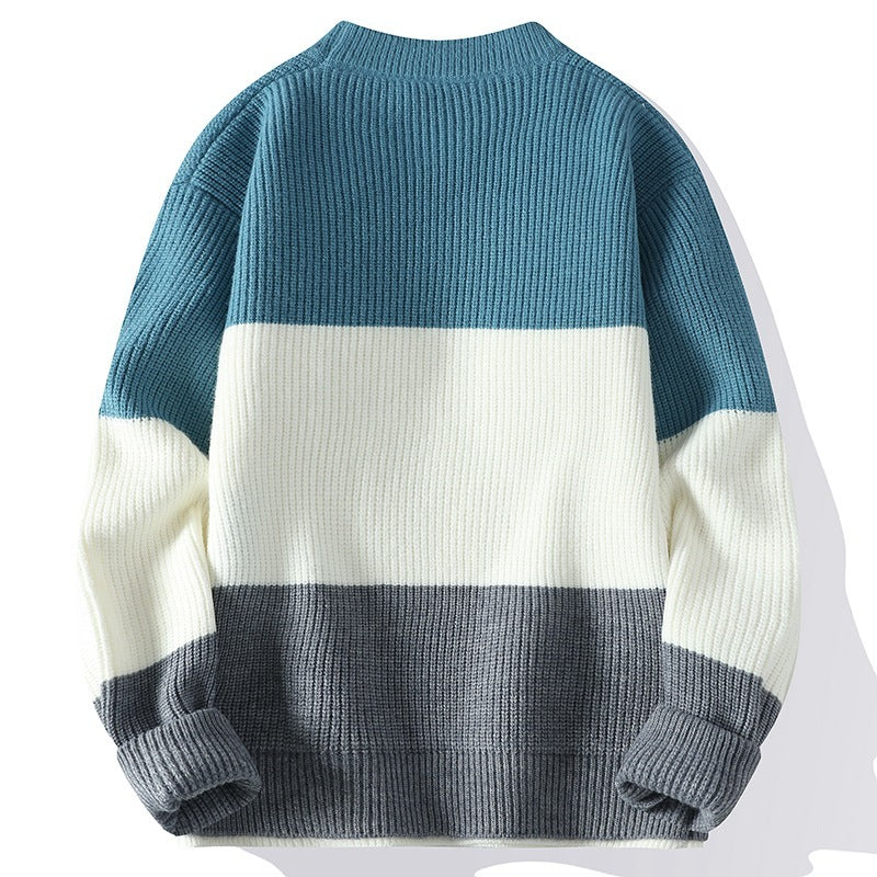 Round Neck Trend Hong Kong Style Fashion Loose Sweater My Store