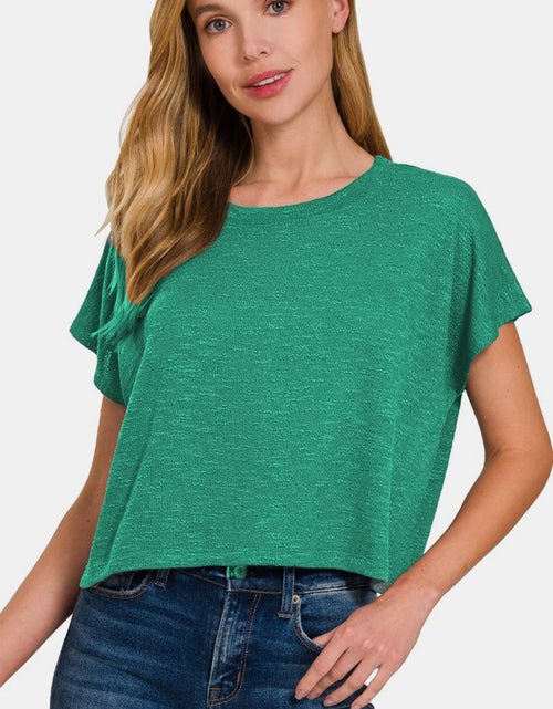 Load image into Gallery viewer, Zenana Round Neck Short Sleeve T-Shirt
