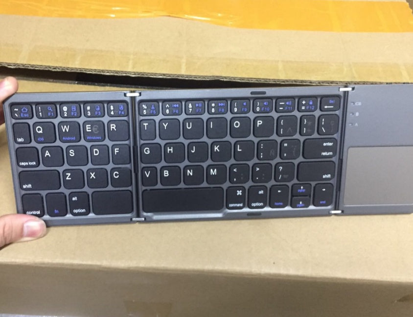 Ultra-thin Tri-fold Folding Touch Keyboard My Store