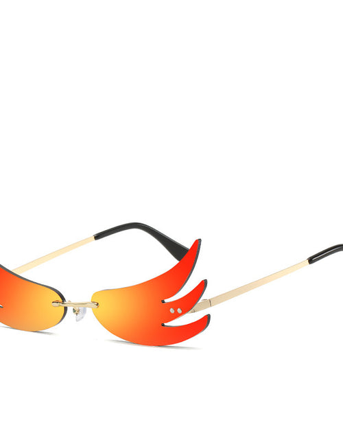 Load image into Gallery viewer, Flame sunglasses reflective sunglasses
