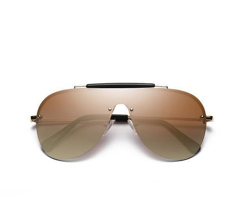 Load image into Gallery viewer, New Sunglasses Fashion One-Piece Large Frame Sunglasses Aviator Men&#39;s Sunglasses
