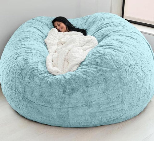 Load image into Gallery viewer, Lazy Sofa Bean Bag Chair Foam Furniture Bean Bag
