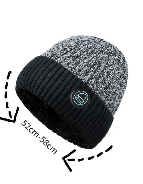 Load image into Gallery viewer, Winter Outdoors Ski Heating Hat Fleece-lined Heating Cap My Store
