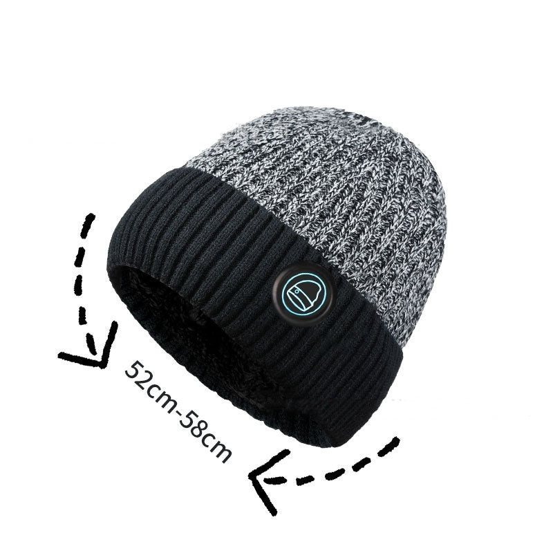 Winter Outdoors Ski Heating Hat Fleece-lined Heating Cap My Store