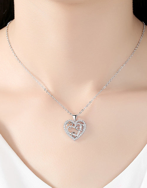 Load image into Gallery viewer, Hollow Heart Necklace For Women Affordable Luxury Fashion
