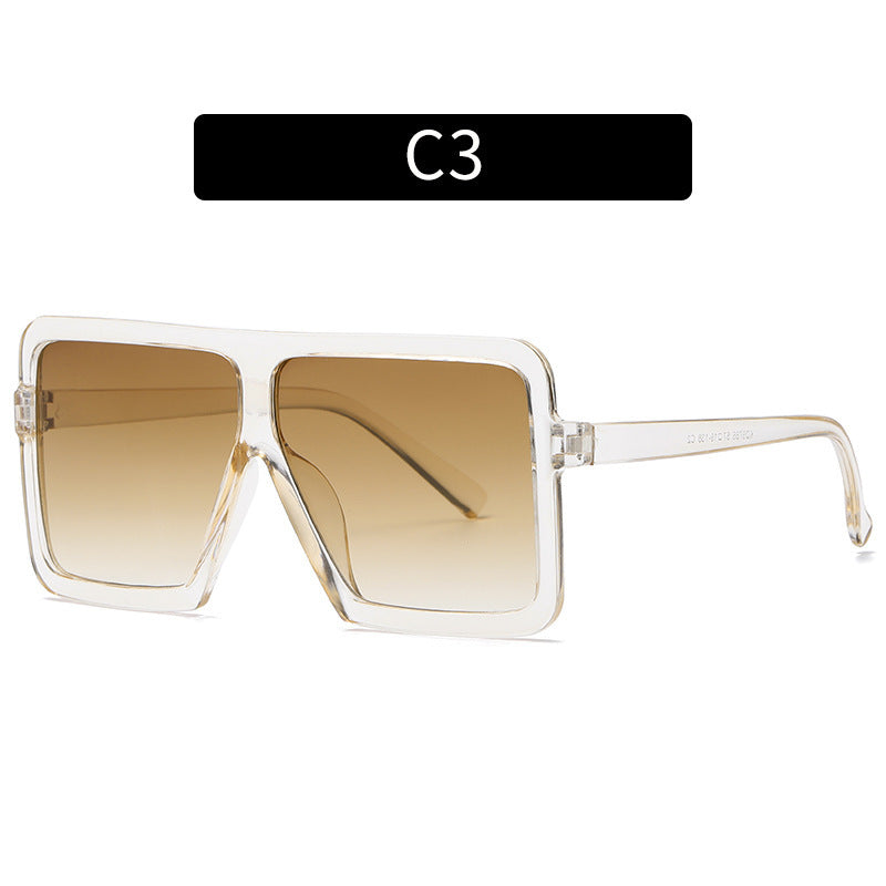 Fashion Square Sunglasses Big Frame Sunglasses