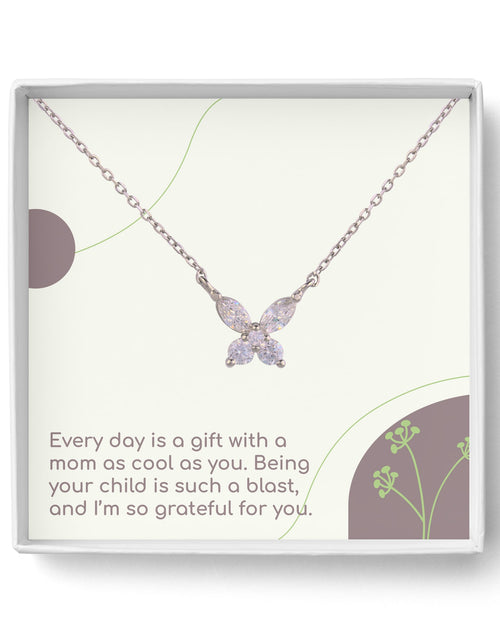 Load image into Gallery viewer, 925 Sterling Silver Butterfly Pendant Necklace 2668south
