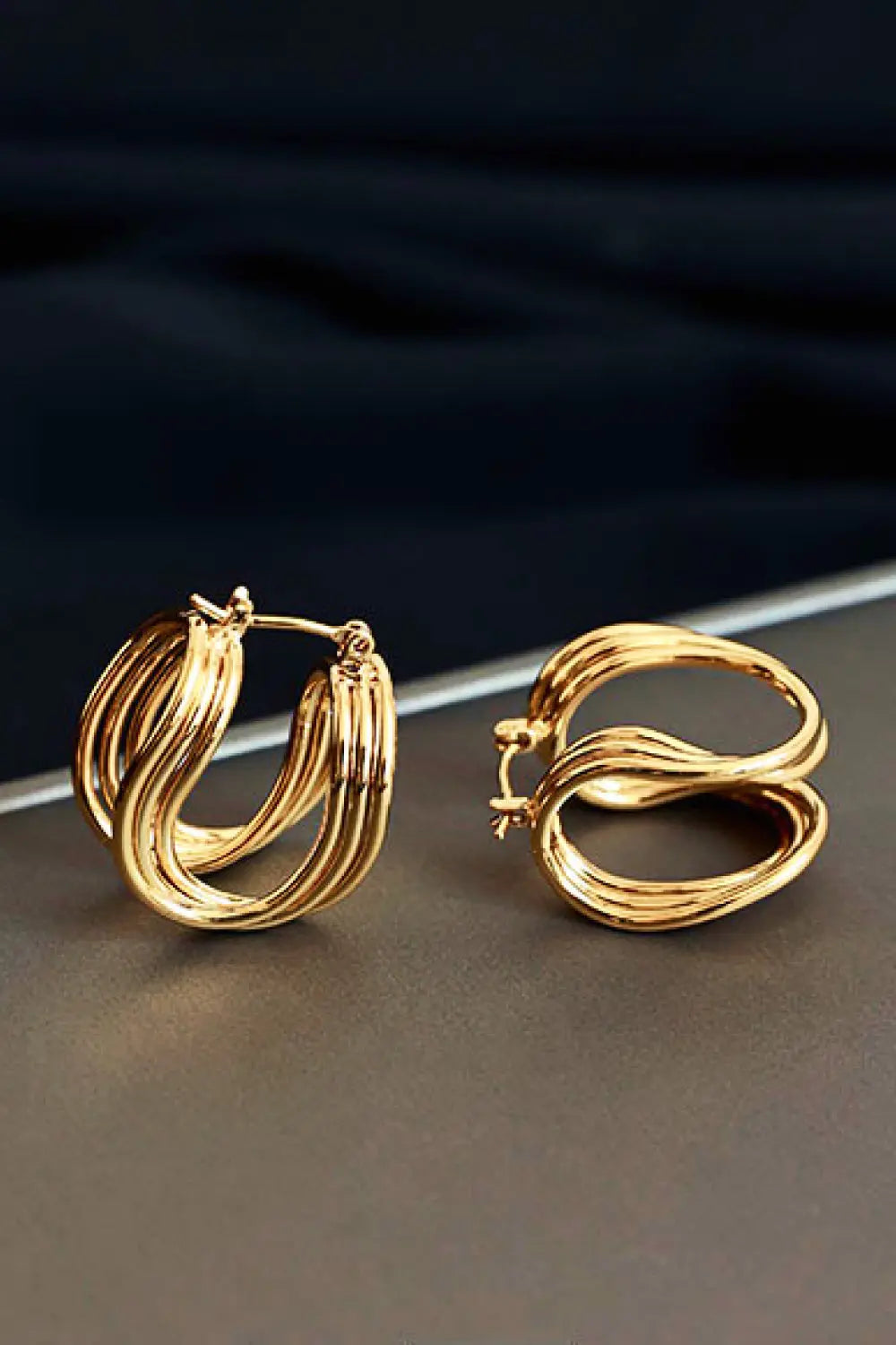 U-Shaped Hoop Earrings Trendsi