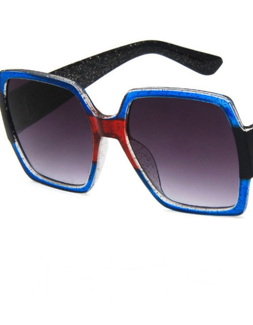 Load image into Gallery viewer, Colorful glitter sunglasses retro sunglasses
