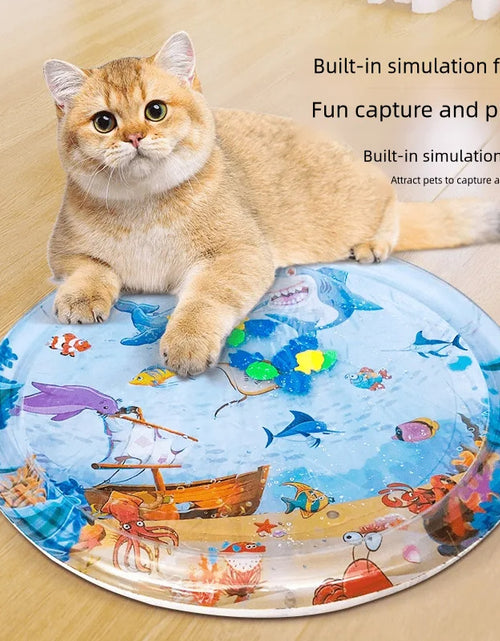 Load image into Gallery viewer, Summer Cooling Pet Water Bed Cushion Ice Pad Dog Sleeping Square Mat For Puppy Dogs Cats Pet Kennel Cool Cold
