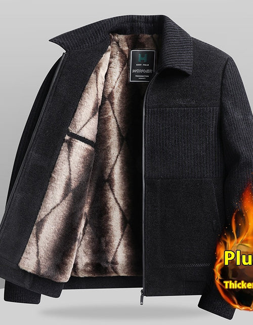 Load image into Gallery viewer, Men&#39;s Clothing Velvet Padded Thickened Coat
