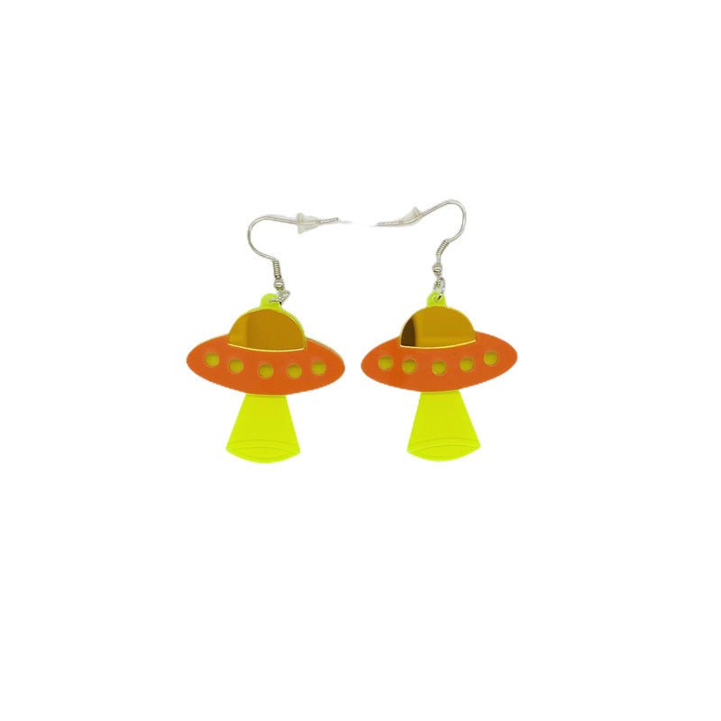 Acrylic Alien Personalized Earrings 2668south