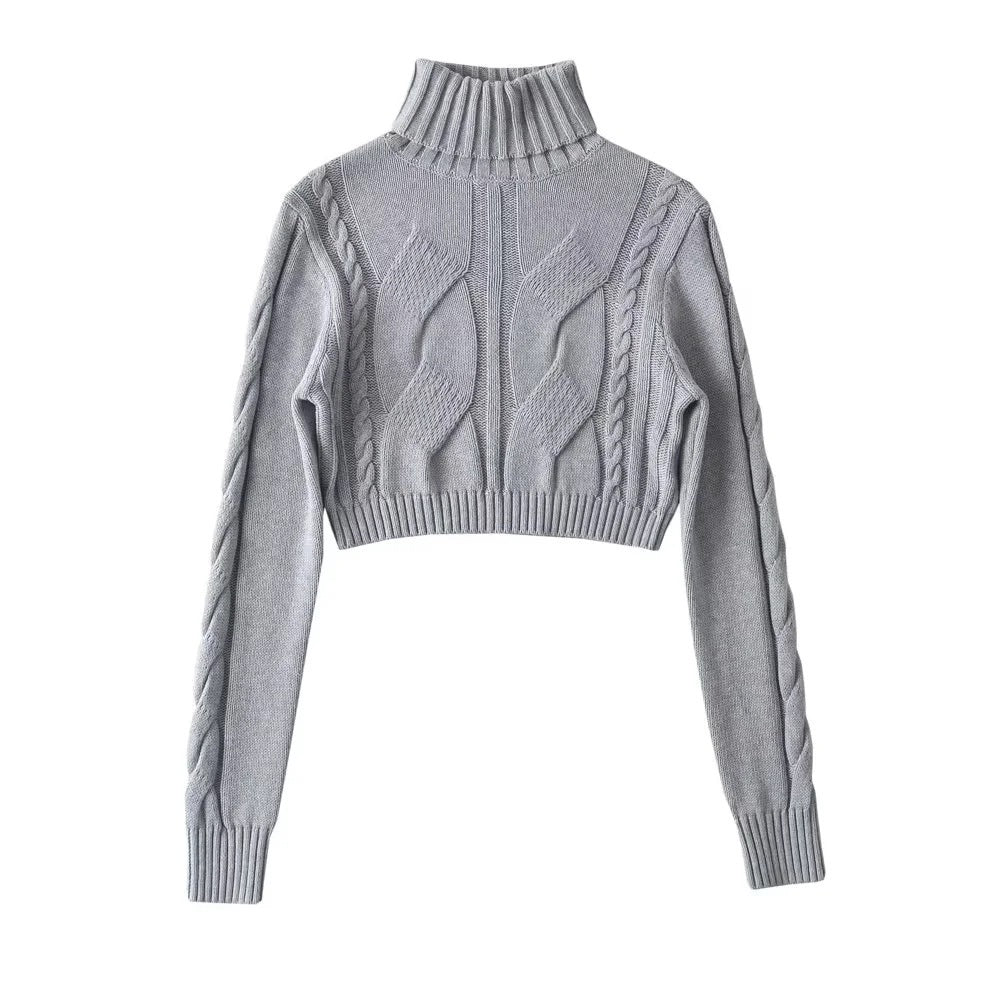 American Turtleneck Cable-knit Sweater 2668south