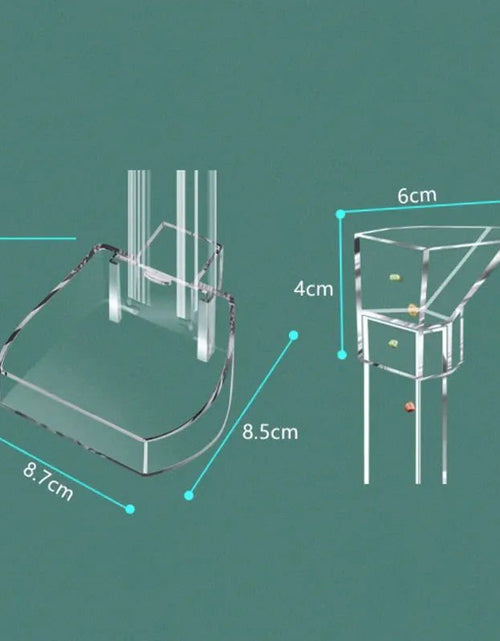 Load image into Gallery viewer, Aquarium Acrylic Feeding Tube Anti-Stuck Fish Design Transparent Fish Feeder Suitable for a Variety of Fish Tanks 2668south
