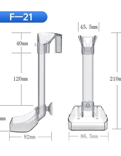 Load image into Gallery viewer, Aquarium Acrylic Feeding Tube Anti-Stuck Fish Design Transparent Fish Feeder Suitable for a Variety of Fish Tanks 2668south
