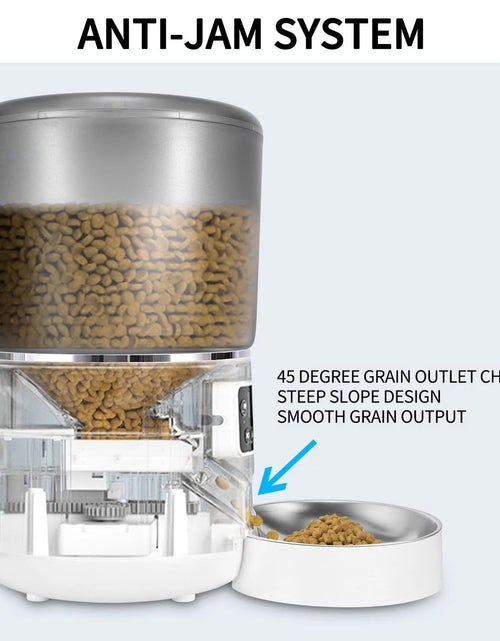 Load image into Gallery viewer, Automatic Cat Feeder, 4L Dual Power Pet Feeder Automatic Dry Food Dispenser, Control 1-4 Meals a Day, Automatic Dog Feeder 2668south
