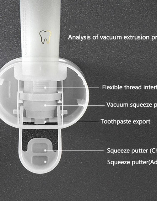 Load image into Gallery viewer, Automatic Toothpaste Dispenser Bathroom Accessories Toothbrush Holder for Home Bathroom Dental Cream Dispenser Dropshipping 2668south
