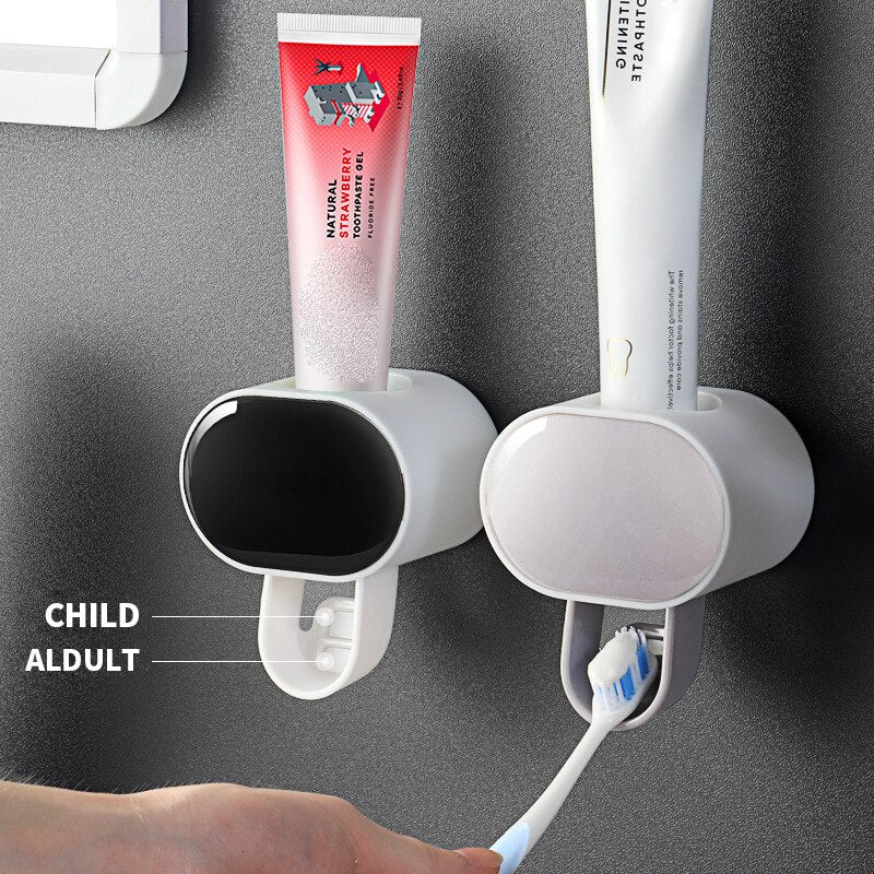 Automatic Toothpaste Dispenser Bathroom Accessories Toothbrush Holder for Home Bathroom Dental Cream Dispenser Dropshipping 2668south