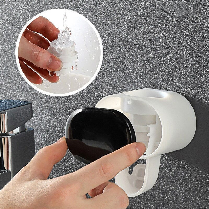 Automatic Toothpaste Dispenser Bathroom Accessories Toothbrush Holder for Home Bathroom Dental Cream Dispenser Dropshipping 2668south