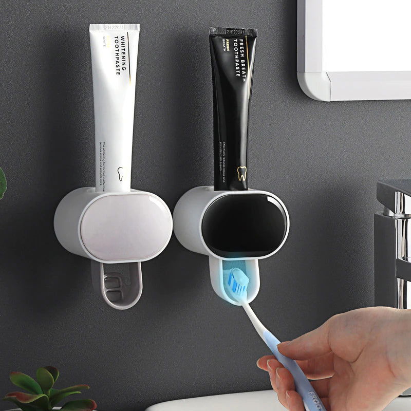 Automatic Toothpaste Dispenser Bathroom Accessories Toothbrush Holder for Home Bathroom Dental Cream Dispenser Dropshipping 2668south