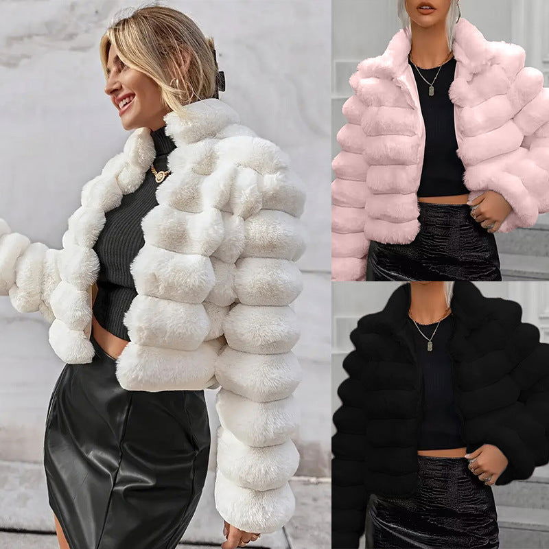 Autumn And Winter European And American Imitation Fur Coat Short Women 2668south