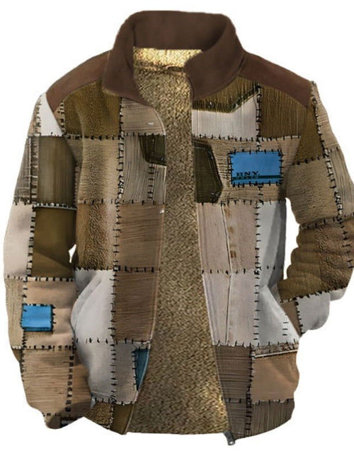 Load image into Gallery viewer, Autumn And Winter Men&#39;s Fleece-lined Turn-down Collar Coat 2668south
