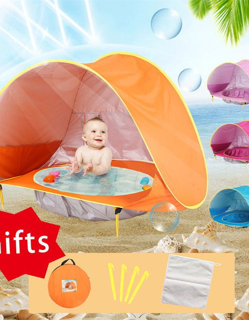 Load image into Gallery viewer, Baby Beach Tent Portable Shade Pool UV Protection Sun Shelter for Infant Outdoor Toys Child Swimming Pool Play House Tent Toys 2668south
