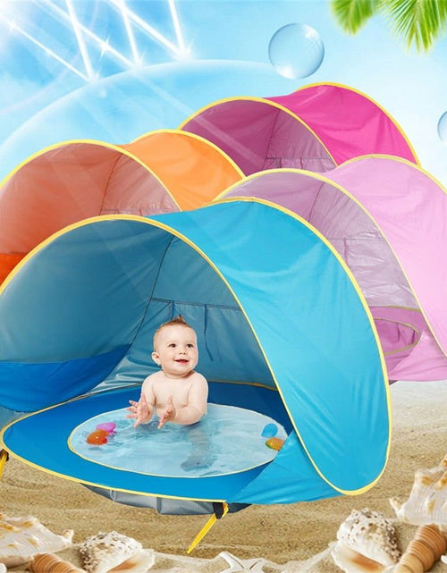 Load image into Gallery viewer, Baby Beach Tent Portable Shade Pool UV Protection Sun Shelter for Infant Outdoor Toys Child Swimming Pool Play House Tent Toys 2668south
