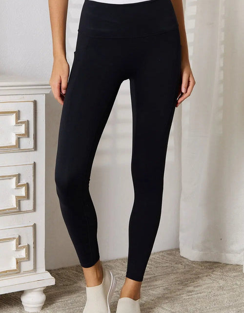 Load image into Gallery viewer, Basic Bae Wide Waistband Sports Leggings 2668south
