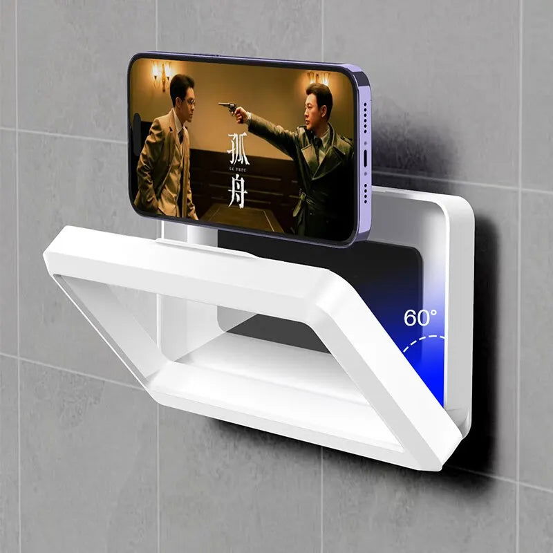 Bathroom Waterproof Phone Holder Shower Phone Case Seal Protection Touch Screen Mobile Phone Box for Kitchen Wall Stand Shelves 2668south