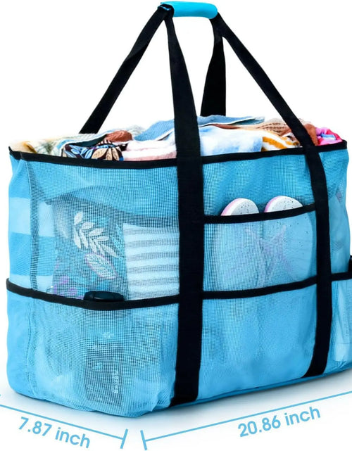 Load image into Gallery viewer, Beach Bag, Extra Large Beach Bags for Women Waterproof Sandproof, Mesh Beach Tote Bags Travel Pool Bag 2668south
