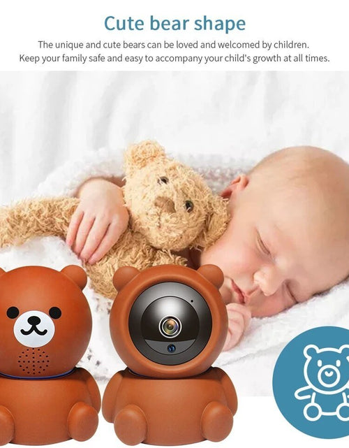 Load image into Gallery viewer, Bear Camera1080P Wifi IP Camera Auto Tracking IR Night Vision Home Security Camera 2668south
