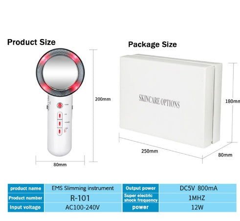 Load image into Gallery viewer, Beauty Care Slimming Device Handheld Ultrasound Body Fat Remove Massager 2668south
