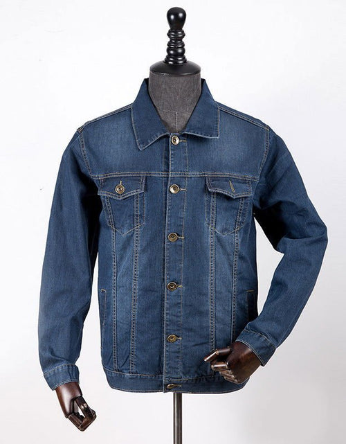 Load image into Gallery viewer, Black Denim Jacket Men&#39;s Jacket 2668south
