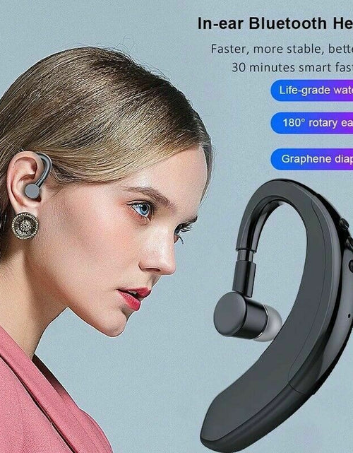 Load image into Gallery viewer, Bluetooth 5.0 Earpiece Driving Trucker Wireless Headset Earbuds Noise Cancelling 2668south
