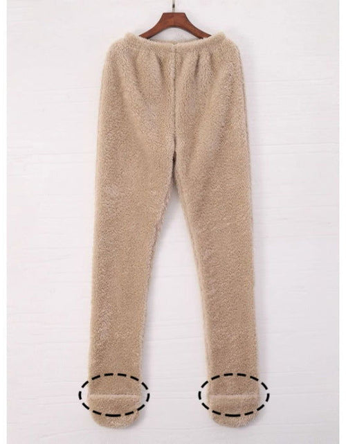 Load image into Gallery viewer, Body Stocking Foot-wrapped Warm Pajama Fleece-lined Home Pants 2668south
