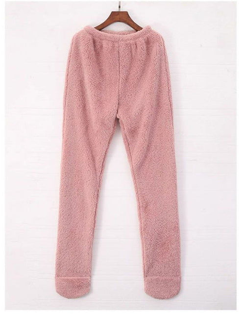 Load image into Gallery viewer, Body Stocking Foot-wrapped Warm Pajama Fleece-lined Home Pants 2668south
