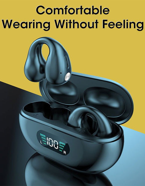 Load image into Gallery viewer, Bone Conduction Headphones TWS Earbuds Ear Clip Bluetooth 5.3 Touch Wireless Earphone In-Ear Bass HIFI Sports Headset 2668south
